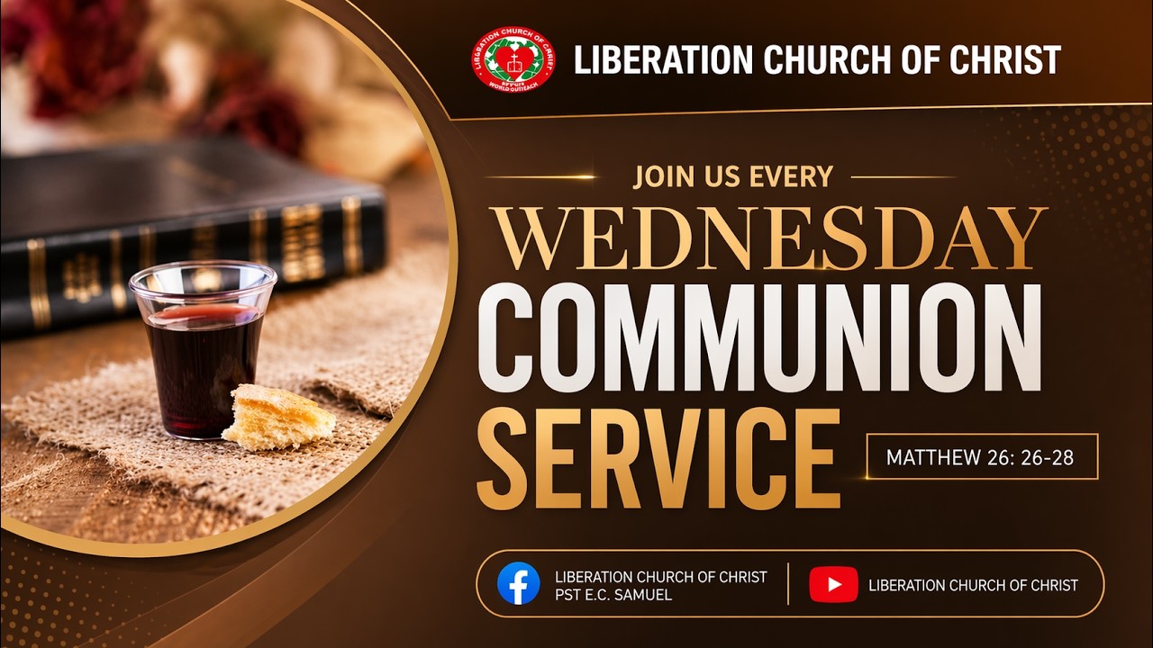 WEDNESDAY COMMUNION SERVICE || 22-04-2026 - YouTube