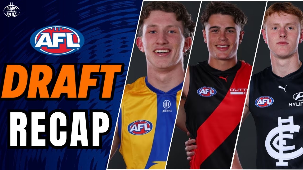 ОБЗОР ДРАФТА AFL 2025: важные шаги каждого клуба и их влияние на 2026 год