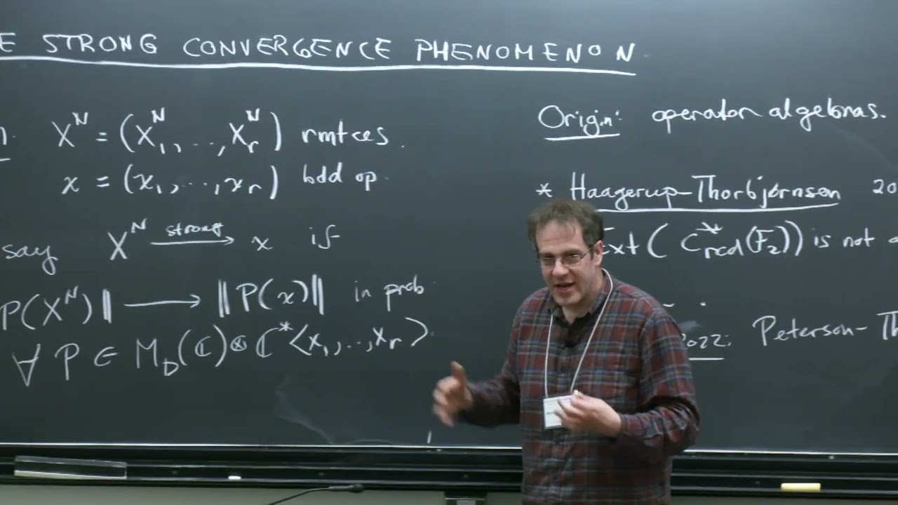 Ramon van Handel: The strong convergence phenomenon