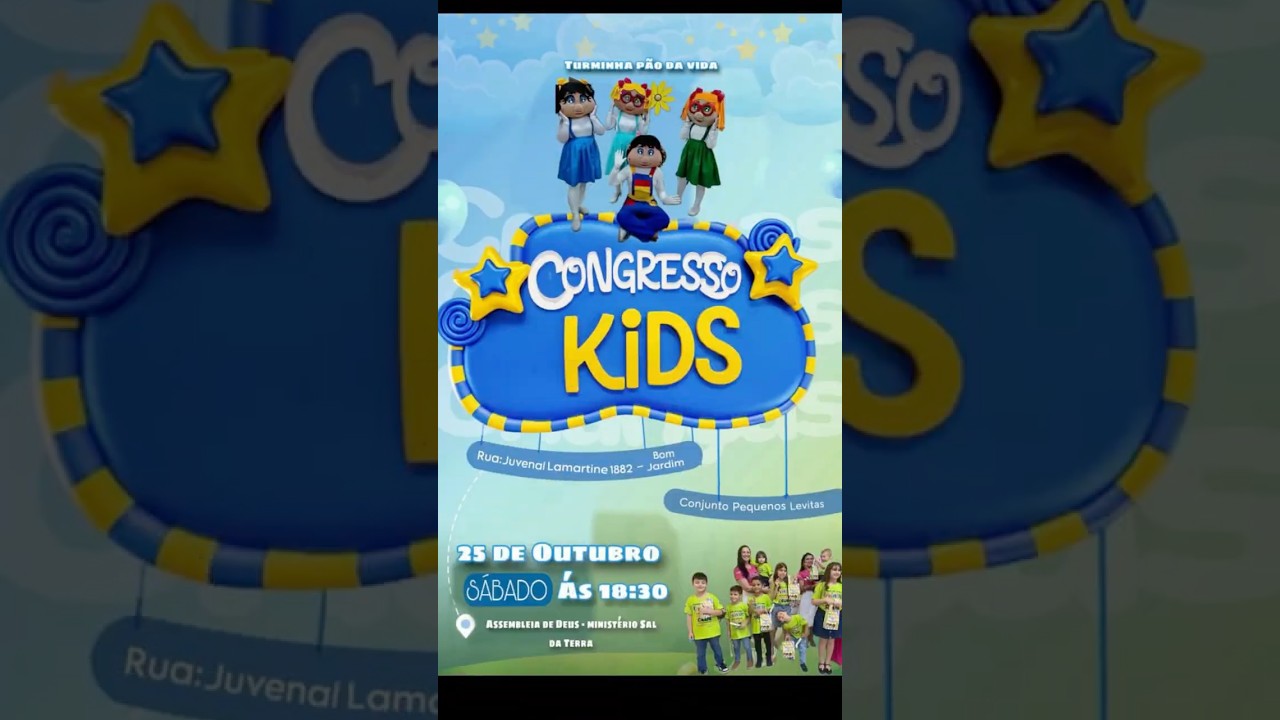 Primeiro congresso Kids da AD SAL DA TERRA MOSSORÓ