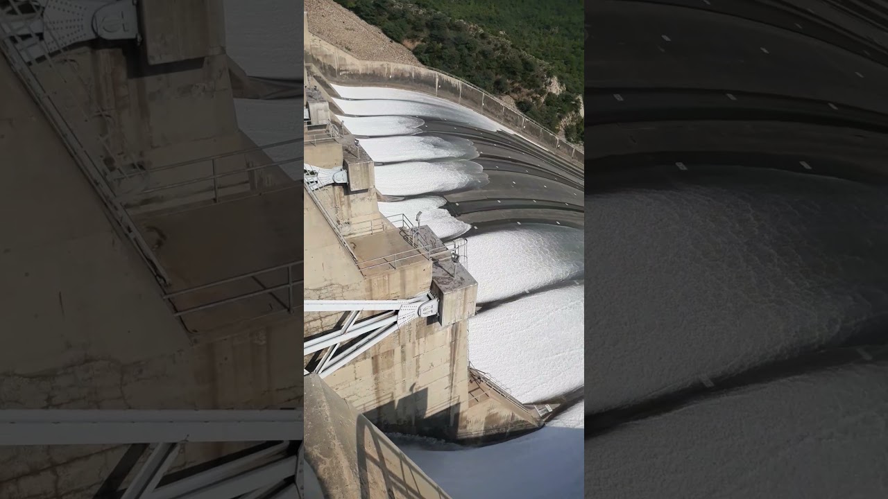 spillway opens (Tarbela Dam)