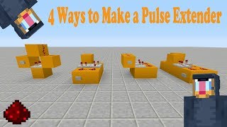 4 Ways to Make a Pulse Extender - Minecraft Xbox Redstone Tutorial