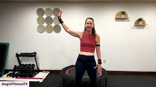 35 Minute Rebounder Mini Trampoline Cardio Workout For All Levels - Sculpt Your Lower Body And Core!