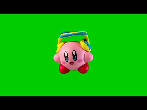 Kirby Headphones Dance | Stop-Motion Green Screen