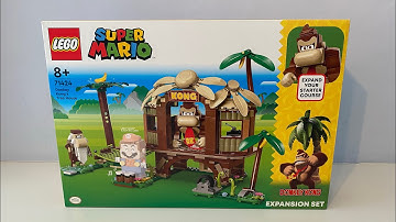 Lego Super Mario Donkey Kong’s Treehouse Expansion Set Review.