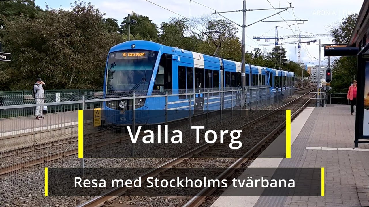 2021-09-05 VALLA TORG - Resa med Stockholms tvärbana