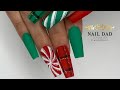 Watch Me Work- Full set with gel polish and holiday design