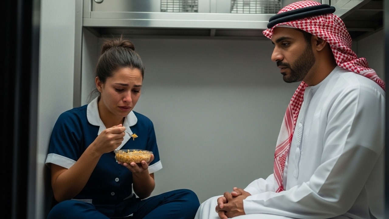 ELA COMIA RESTO DE COMIDA ESCONDIDA...Até Que O Sheik Milionário Viu e Mudou Seu Destino...