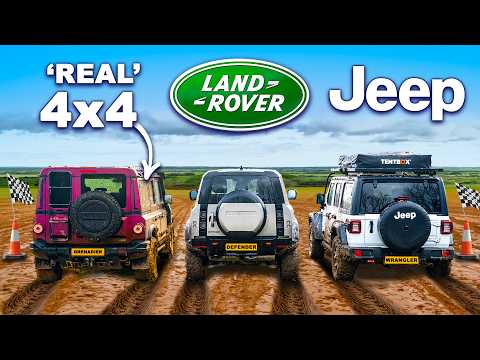 Jeep v Land Rover v INEOS: EXTREME mud testing!