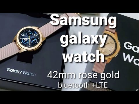 Rose Gold Samsung Galaxy Watch - 42mm Bluetooth