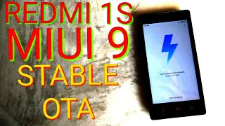 Redmi 1S Miui 9 Global Stable Update