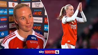 Beth Mead's FULL post-match interview after her final match for Arsenal at the Emirates
