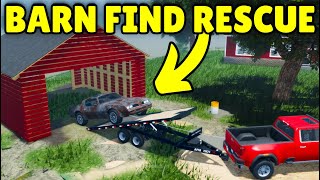 Rescuing an ABANDONED Vintage Car in APM | Roblox American Plains Mudding