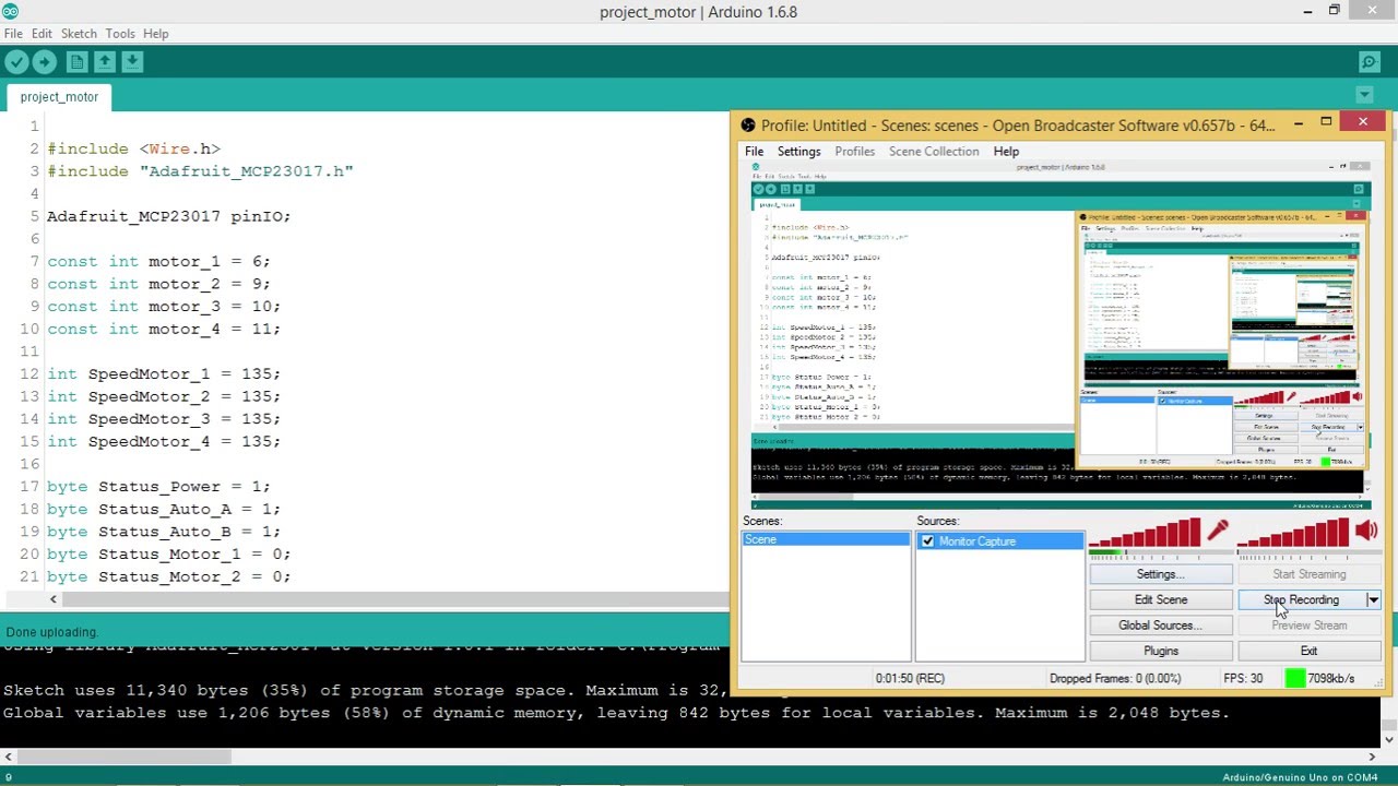 วิธี upload Program Arduino Unor3 - YouTube