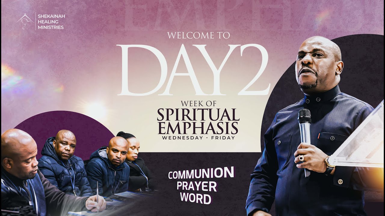 Spiritual Emphasis Day 2 Morning Session | Apostle MJ Mohlala | Live in ...