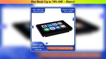 Best Seller ESP32-S3 3.5-inch capacitive touch IPS module 8M PSRAM 16M FLASH Arduino LVGL developme