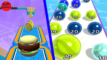 GOING BALLS vs A-Z RUN - Gameplay Android iOS #80 Max Levels | Davel Gamer |