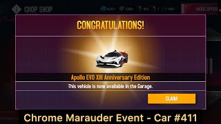 Unlocking Apollo EVO XIII Anniversary Edition - Chrome Marauder | Asphalt 8 ⚔️