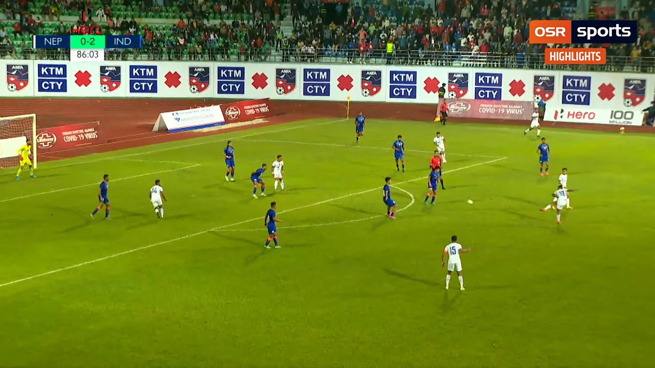 TEJ TAMANG Crazy Rocket Goal Vs India || Goal Highlight