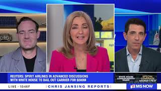 AFA on MSNow: Spirit Airlines in Advanced Discussions with White House on Relief