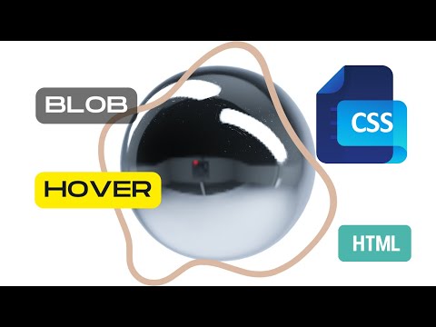 HTML for beginners - Blob Hover effect in html and CSS