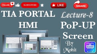 Lecture 8 POP UP Screen TIA Portal