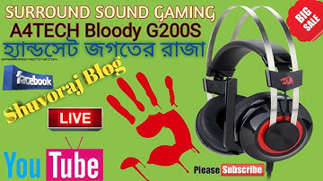 Gaming Headset 2022 Budget Bd|Surrounding Sound Headphones|Headset A4tach bloody G200s Reviews