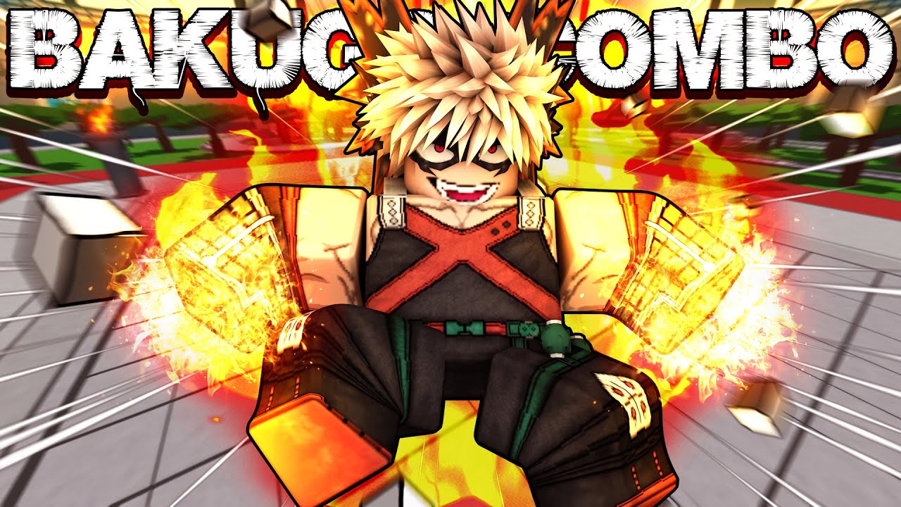 The BEST BAKUGO COMBO In Heroes ROBLOX YouTube 