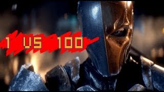 Batman Arkham Origins (PC): Deathstroke 1 vs. 100 challenge map (Shadowplay test)