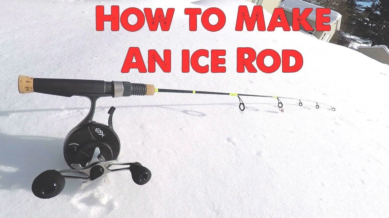 How To Make an Ice Fishing / Jig Rod. Complete Tutorial. 