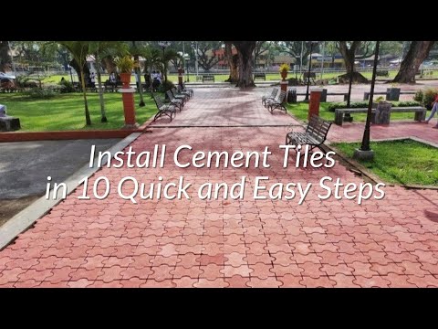 Install Cement Tiles  in 10 Quick and Easy Steps | ZKO Group