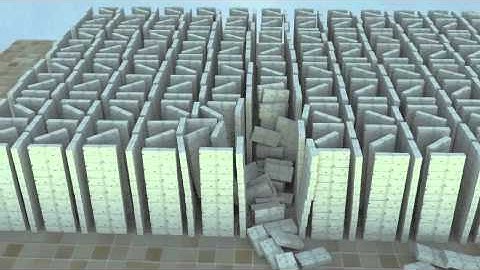 The Domino Effect (Blender 2.5 physics animation)