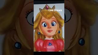 How to draw princess peach easyEasy step by step drawing princess peach from super mario galaxy