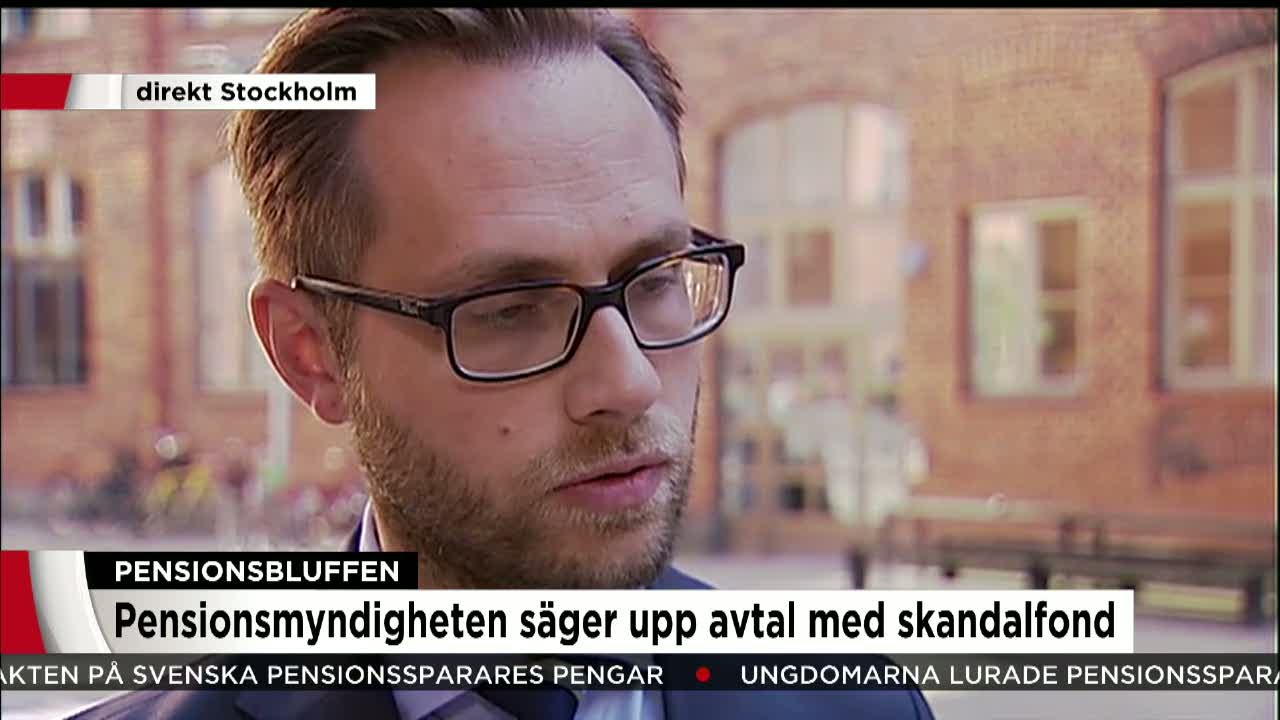 Därför avslutar Pensionsmyndigheten avtalet med Falcon-fondbolagen - Nyheterna (TV4)