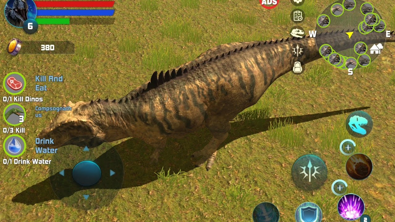 Dinosaur Game Giganotosaurus Dino Simulator Android Gameplay 