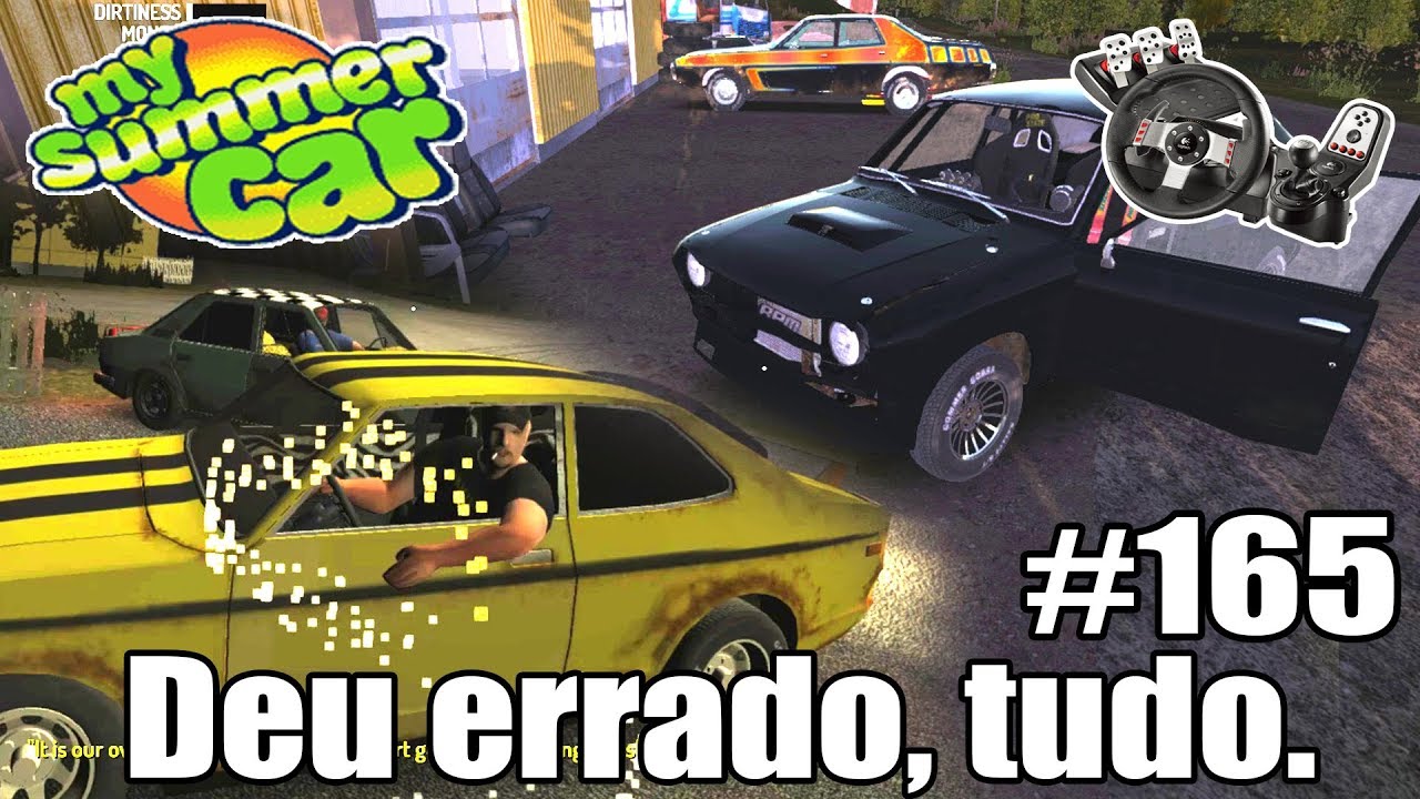 My Summer Car - PERDI O RALLY E DEU TUDO ERRADO! #165 ‹ Getaway Driver ›