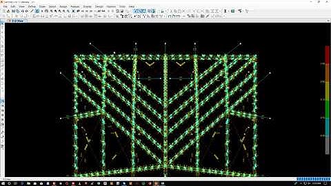 How to design sap2000 roof steel structural building 6