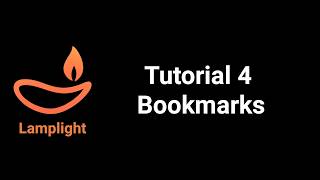 Famous Lamplight Tutorial 4 - Bookmarks Wealth
