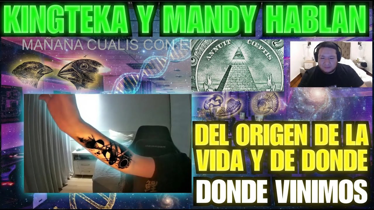 🔥 KINGTEKA Y EL LOCO MANDY DEBATEN SOBRE EL ORIGEN DE LA VIDA 😲 ¿DE DÓNDE VENIMOS? 😲