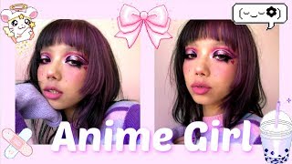 ~ Futuristic Dreamy Anime Girl Makeup Look ~