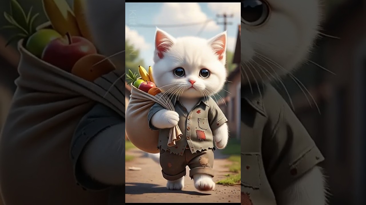 Poor Innocent Kitten’s Struggle for Survival |💔Heart Touching Story