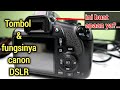 Kenali Tombol & Fungsinya Di Kamera Canon DSLR Bagi Pemula