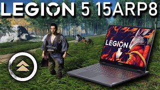 Ghost of Tsushima Lenovo Legion 5 15ARP8 RTX 4060 1440P High DLSS Q + Frame Gen Test Stream