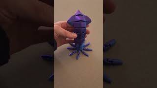 3D Printed Flexi Squid – Super Articulated Ocean Creature!