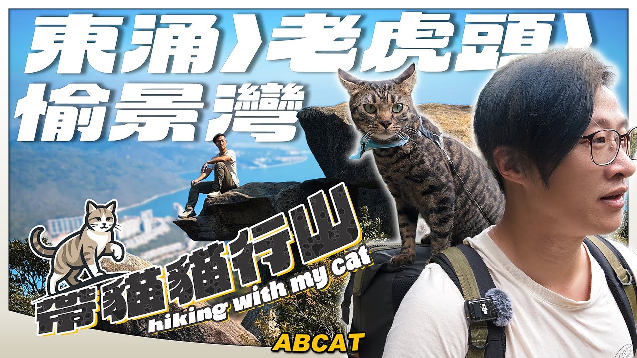 帶貓貓行山🐈 東涌▶︎老虎頭▶︎愉景灣 ｜[4K] Hiking Vlog＃146 Lo Fu Tau