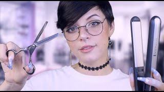 ASMR | OVERLY Explained Haircut & Style 💇 (with Accent~)
