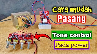 Easy way to install tone control on a custom-built power amplifier