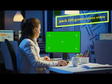 Green screen computer - YouTube