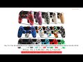 Buy For PS4 Wireless Bluetooth Game Controller With Light Strip Dual Vibration Game Handle White
