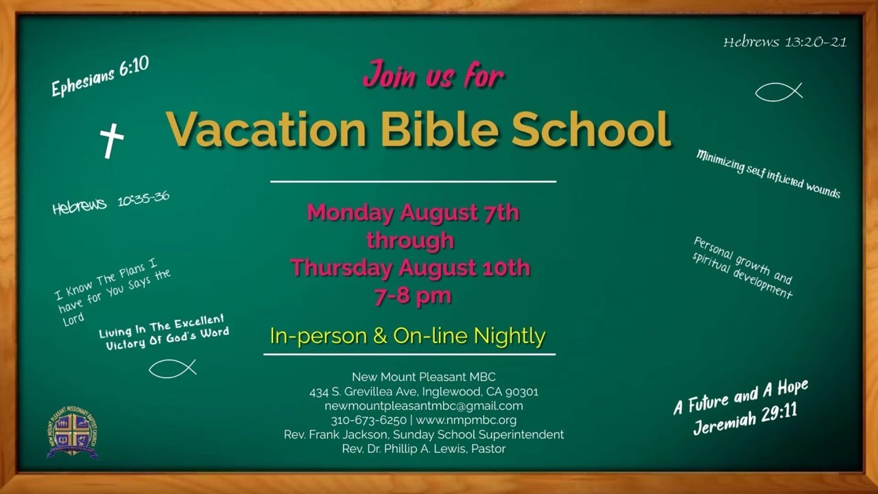 Vacation Bible School - YouTube